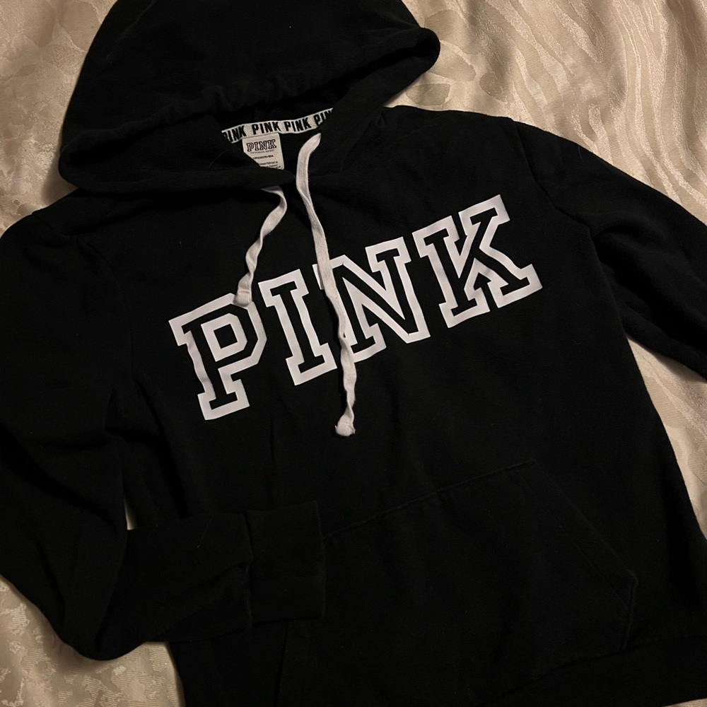 Black Pink pull over hoodie